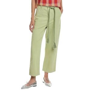 The Great. pants Voyager belted ankle green size 29